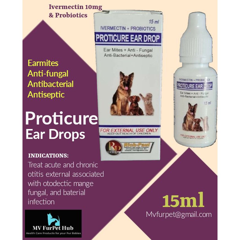 Proticure Ear Drops 15ml | Shopee Philippines