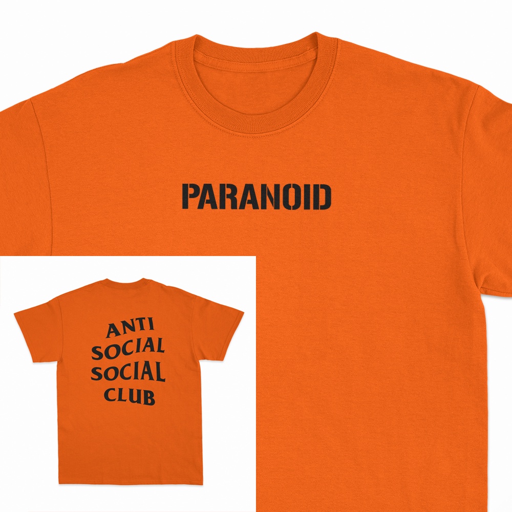 Anti social social club hotsell paranoid shirt