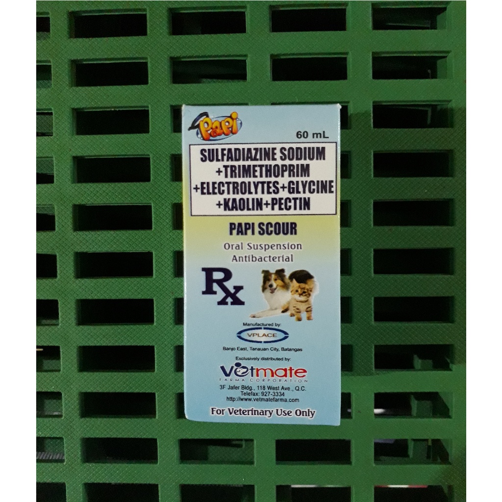 PAPI SCOUR 60mL(Oral Suspension Antibacterial) Shopee Philippines