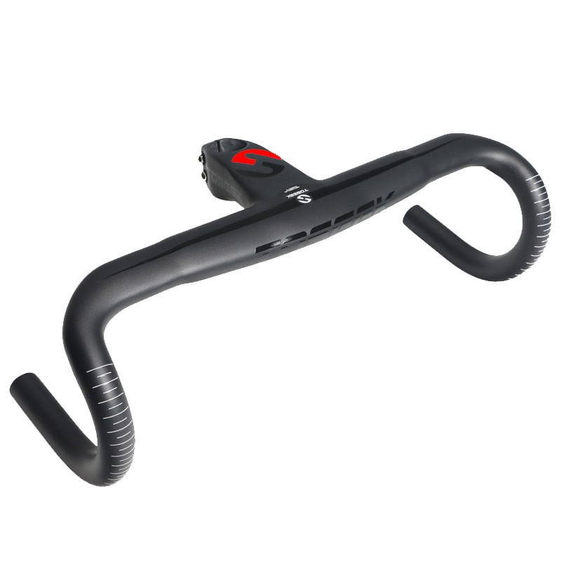 Carbon fiber integrated elbow handle, bicycle handlebar. TOSEEK road ...