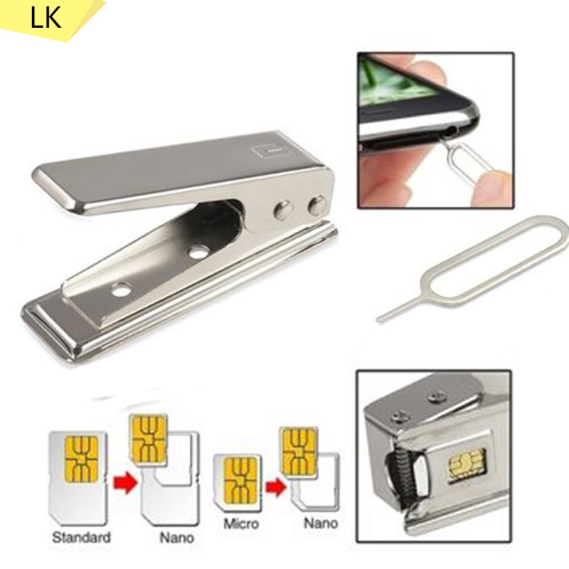 3 in 1 Easy Operating Phone Standard or Micro SIM Card to Nano Sim Card ...