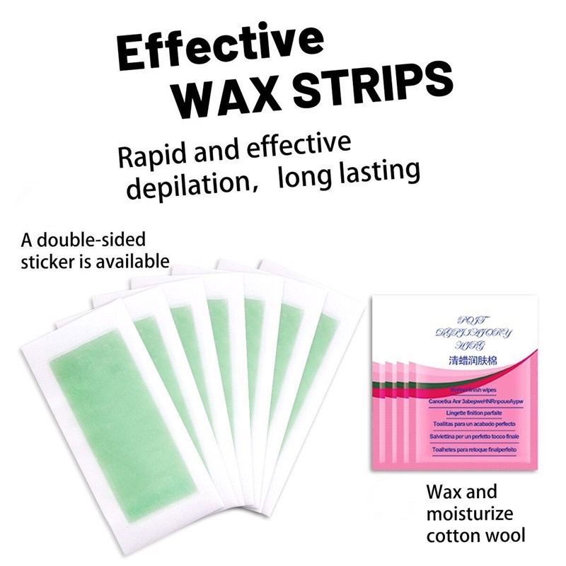 Wax Strips Hair Removal Paper Nonwoven Fabric Epilator Depilatory