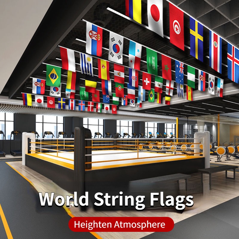 100 Countries World Flags String Flags String Bunting Banners World ...