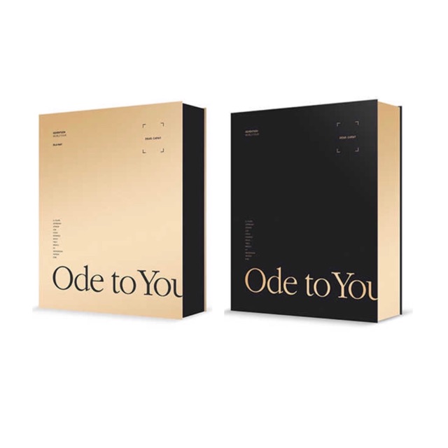 SEVENTEEN 'Ode to You' World Tour DVD/Blu-Ray [Pre-Order] | Shopee