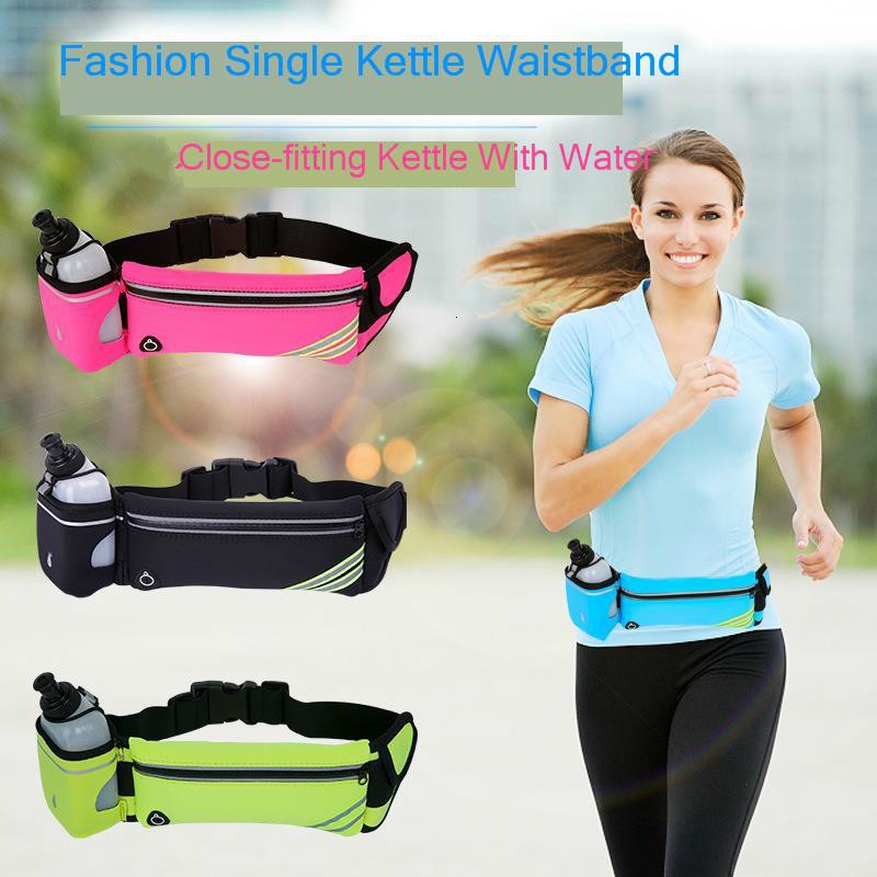 Waterproof Running Belt Water Bottle Waist Packsport Fanny Pack