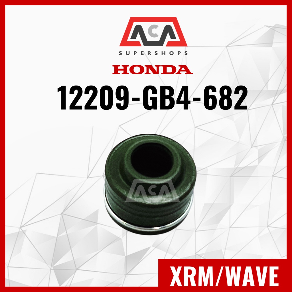 Valve seal for CB 125/ XRM/ WAVE (HONDA GENUINE)(12209GB4682) Shopee Philippines