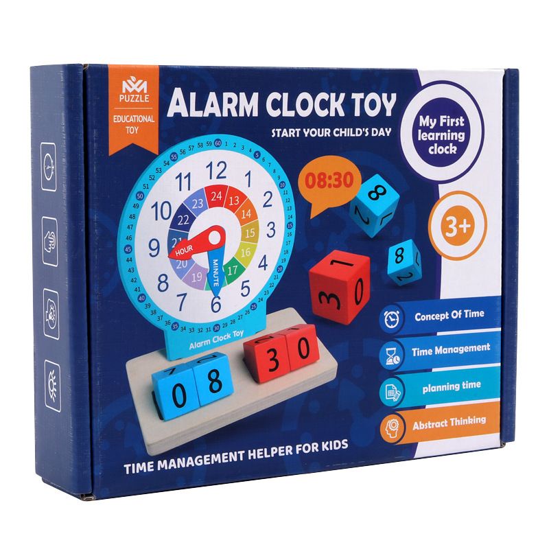 CLOCK LEARNER CHILDREN COGNITIVE TIME TEACHING WATCH MODEL PRIMARY ...
