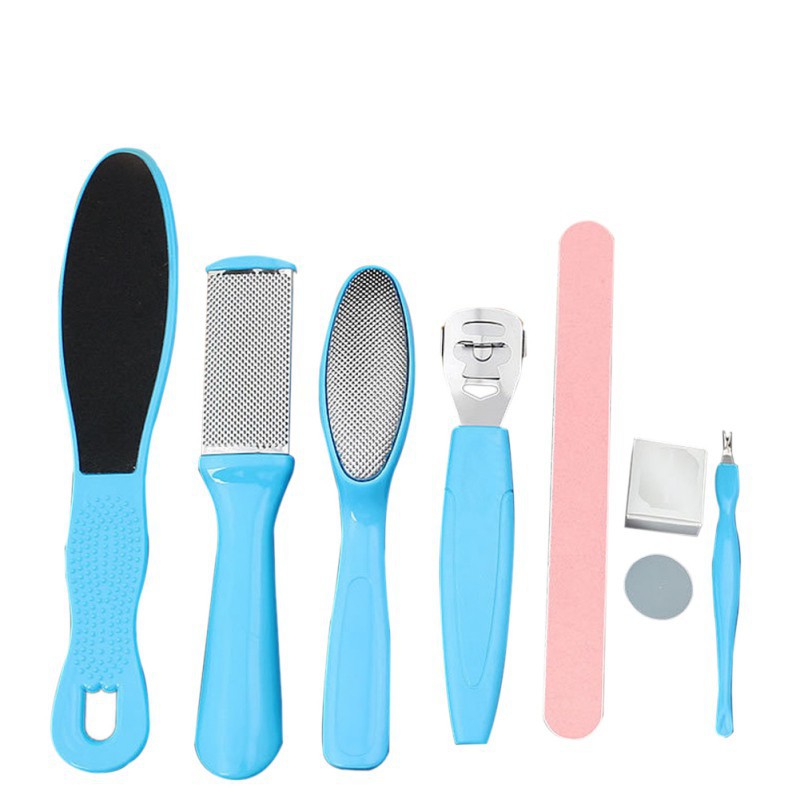 8pcs/Set Pedicure Kit Foot File Rasp Cracked Corns Callus Remover Tools