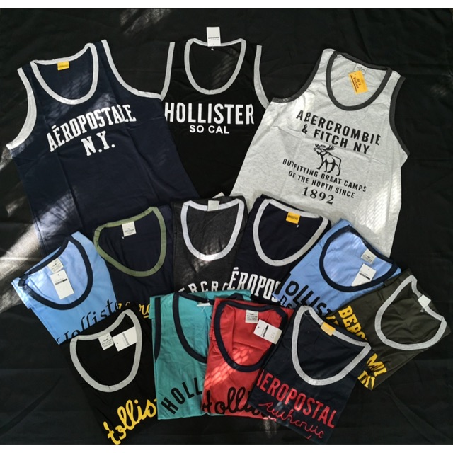 Hollister guys tank tops online