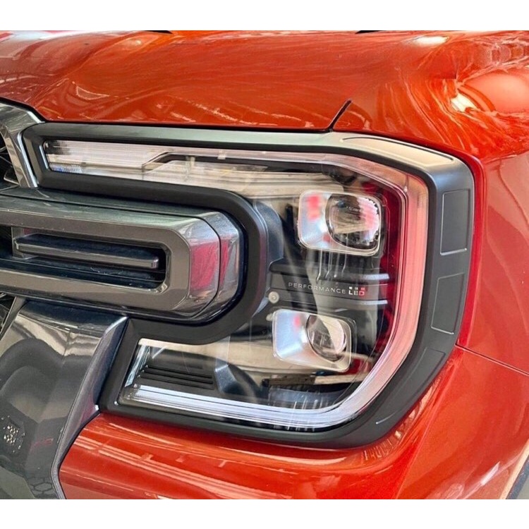 2023 - 2025 Next-Gen Ford Ranger - Garnish Set - Matte Black - Thailand ...