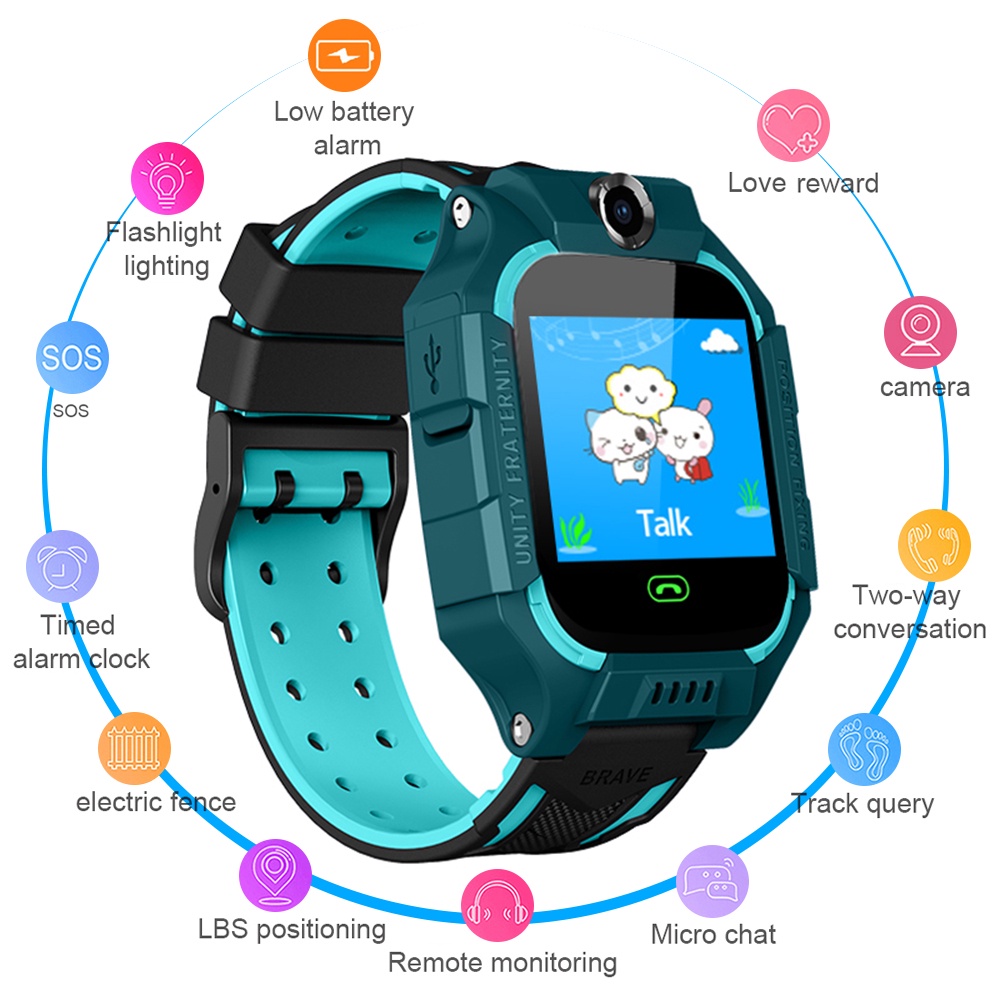 [ SPOT&COD ] Little genius children's mobile phone watch outdoor anti ...