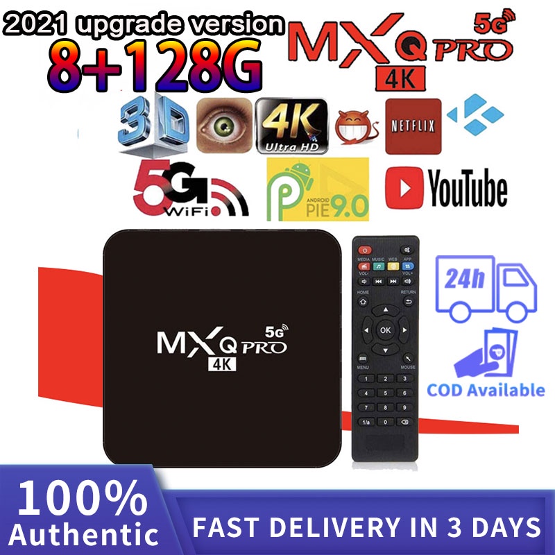 New 5G 8+128G MAXPRO 4K 5G TV Box Without Keyboard Android 10.1 8+128G ...