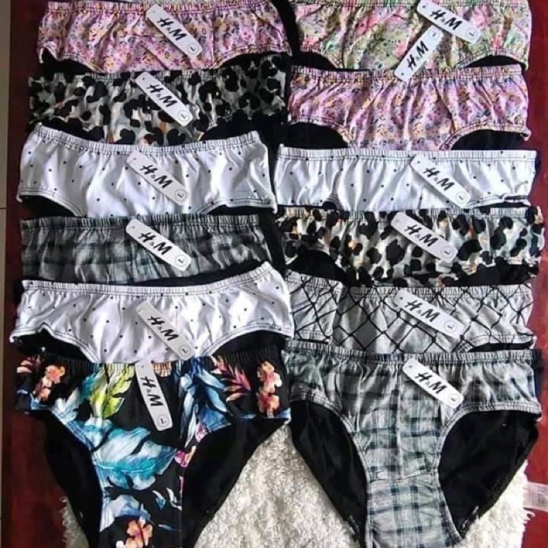 COD H&M panty 12pcs S-M-L-XL-XXL