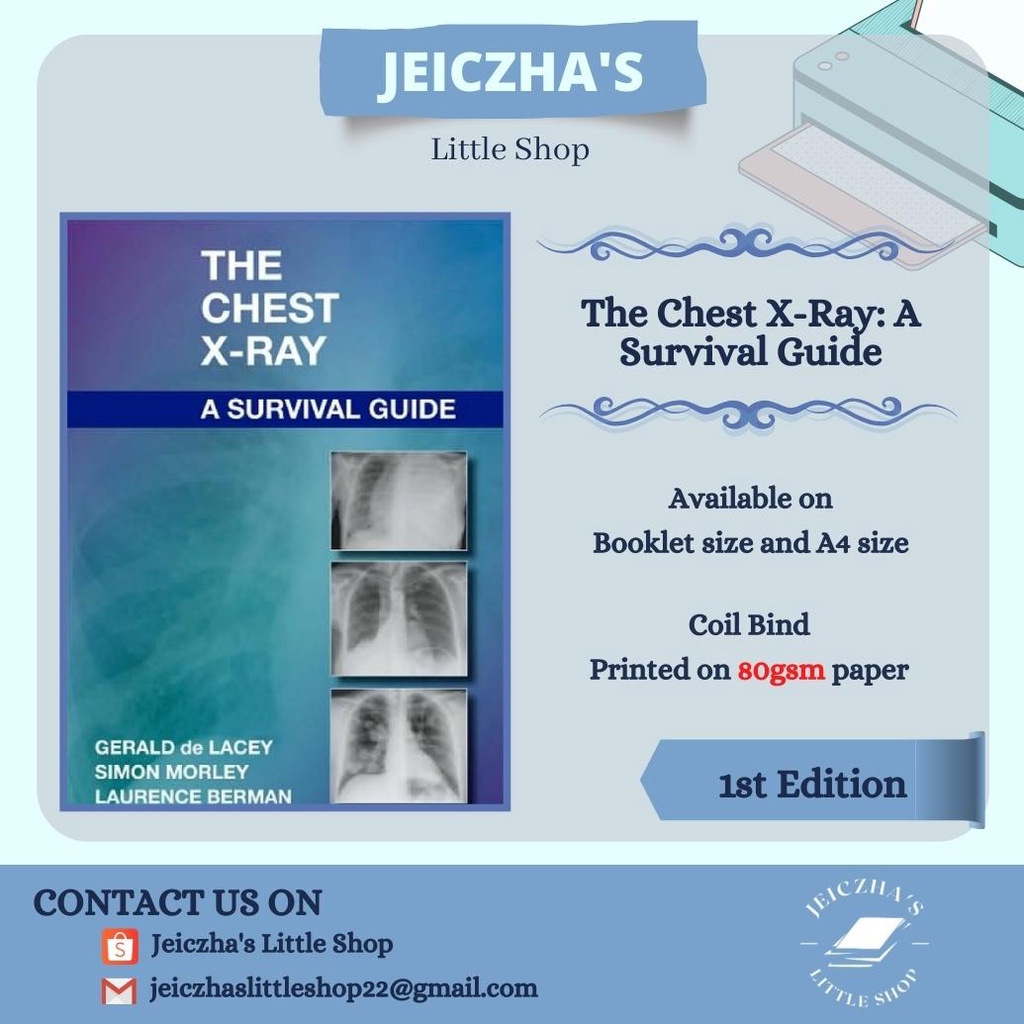 The Chest X-Ray: A Survival Guide [1st Edition] | Shopee Philippines