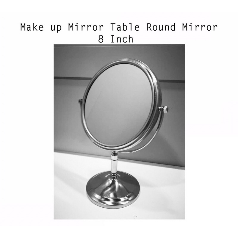 8 Inch Make up Mirror Table Round Mirror | Shopee Philippines