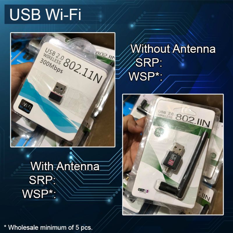 BRANDNEW 300mbps Wireless USB WIFI portable plug and play | Shopee ...