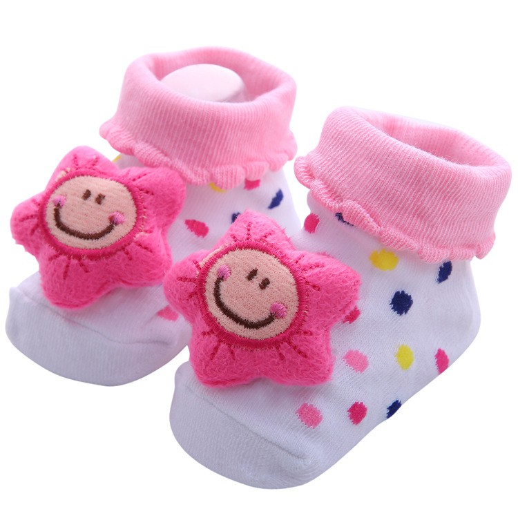 New Baby Cartoon Socks Cute Cotton 3D Cartoon Socks 1 pair Baby 3D Sock