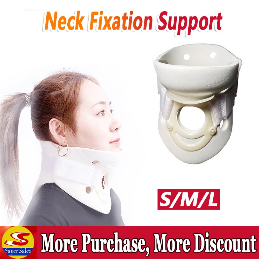 【CLEARANCE】Neck Fixation Support Cervical Traction Device Home ...