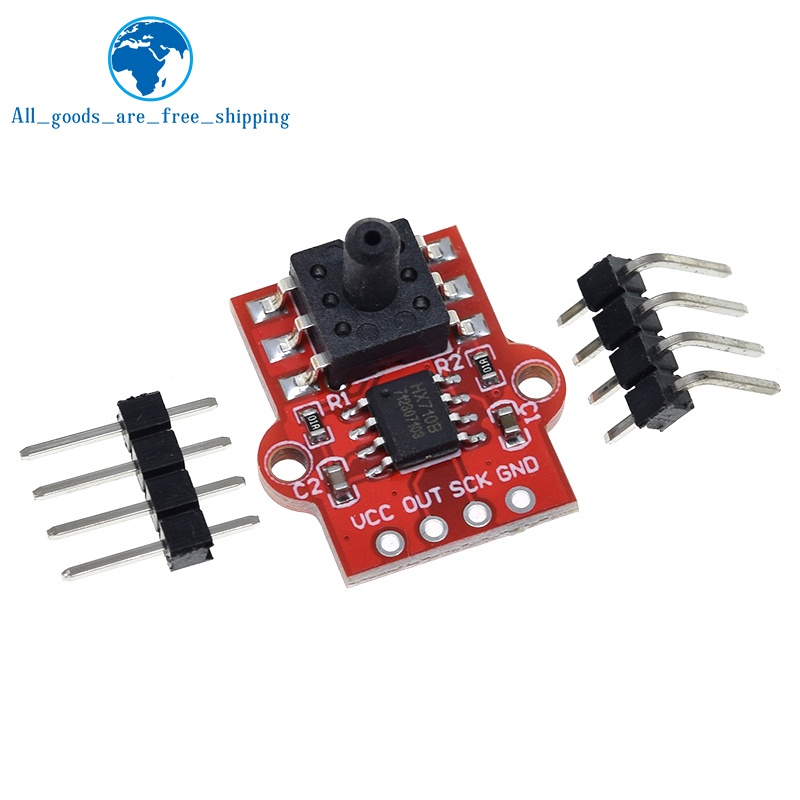 DC 3.3V 5V 0-40KPa Pressure Sensor Module Connect 2.5mm Soft Tube ...