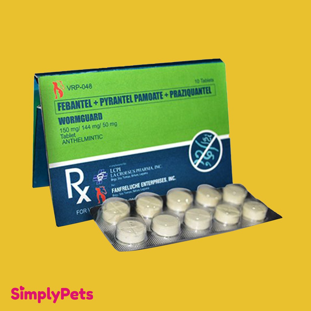 Praziquantel pyrantel pamoate discount and febantel tablets