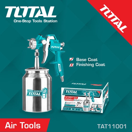 TOTAL 1.5mm Air Spray Gun 1000cc (TAT11001) Shopee Philippines