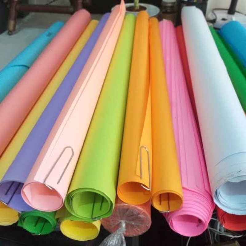 10pcs Cartolina per Roll White / Neon / Dark Colors Colored Paper Arts ...