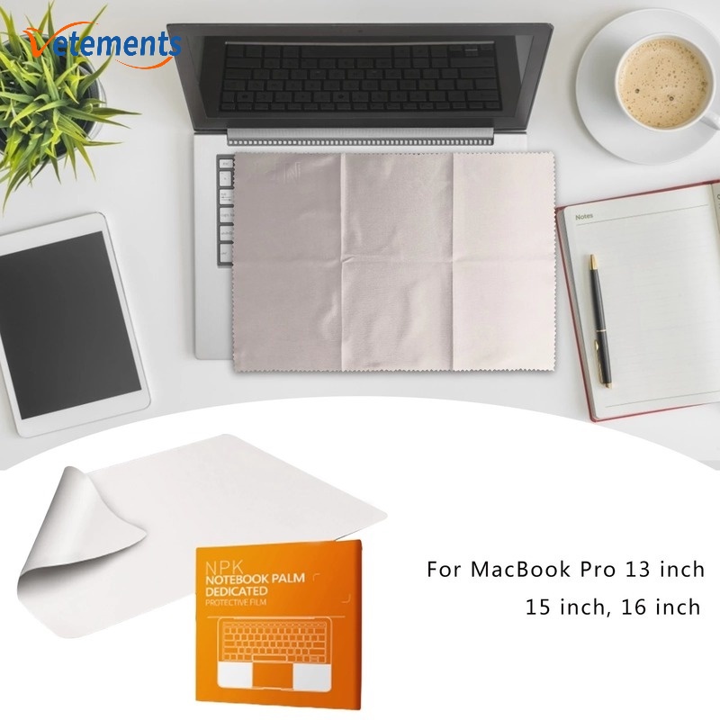 2 Sizes Laptop Keyboard Microfiber Dustproof Protective Film for