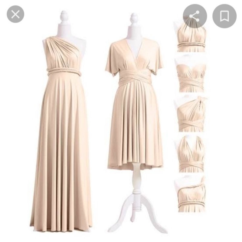 Infinity shop dress cream