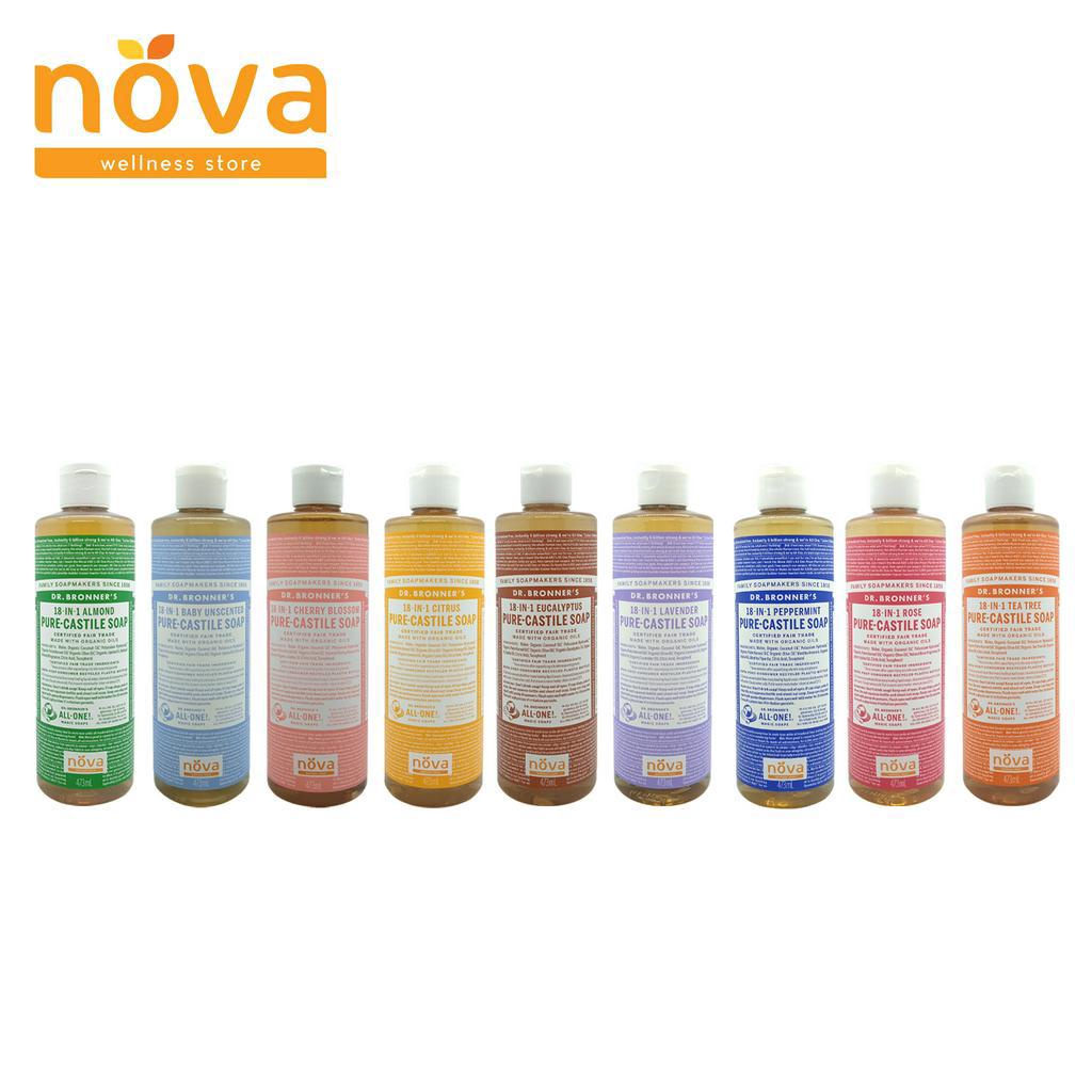 Dr. Bronner's 18In1 PureCastile Soap 473ml (bottle) Shopee Philippines