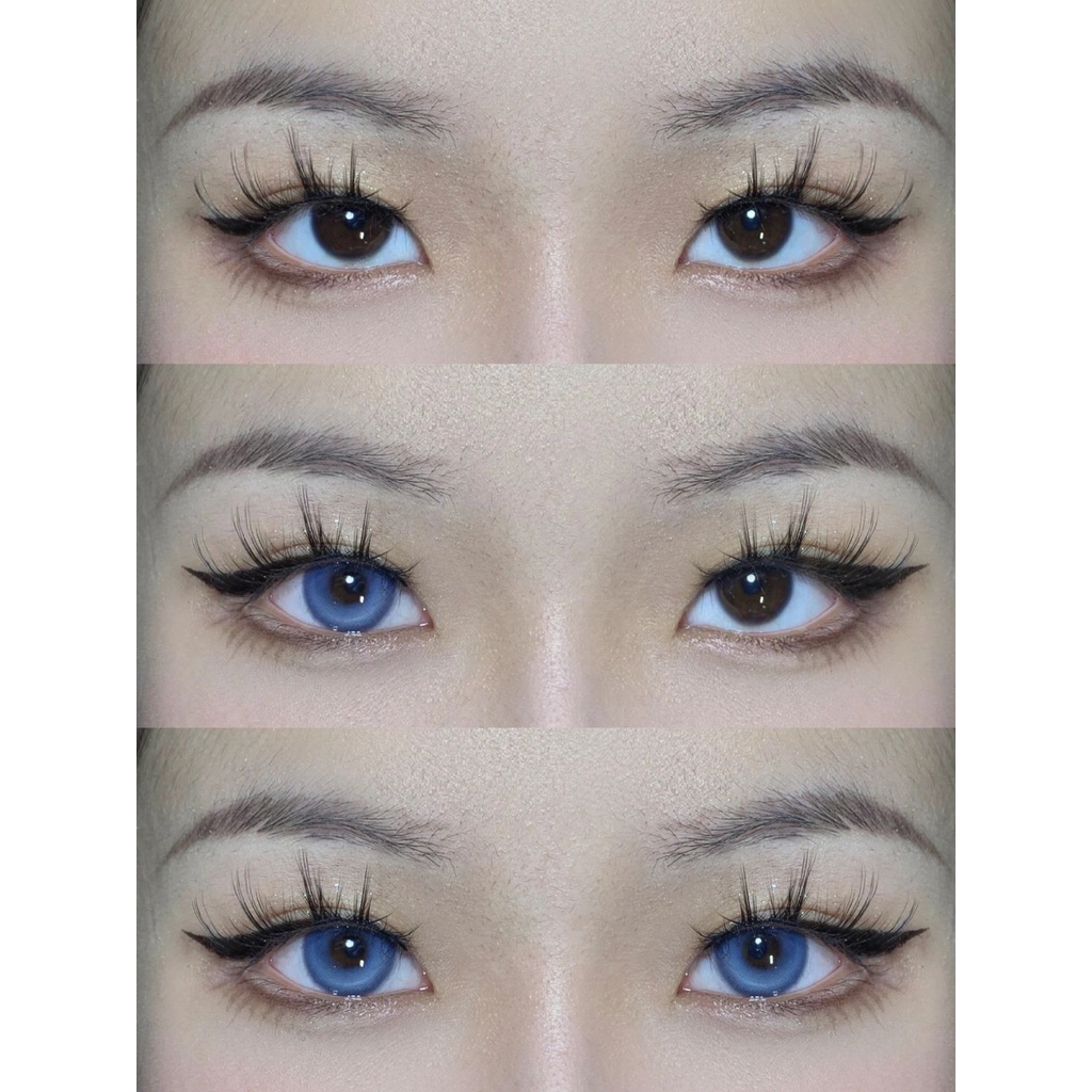 UYAAI 1 Par (2 pieces)Colored contact lenses for eyes Top Brand contact lens New york blue