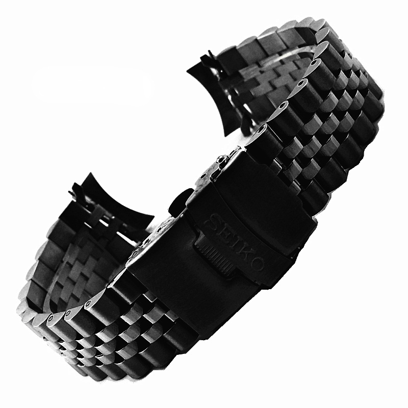 Solid Jubilee Bracelet Curved End 316L Stainless Steel Watch Band