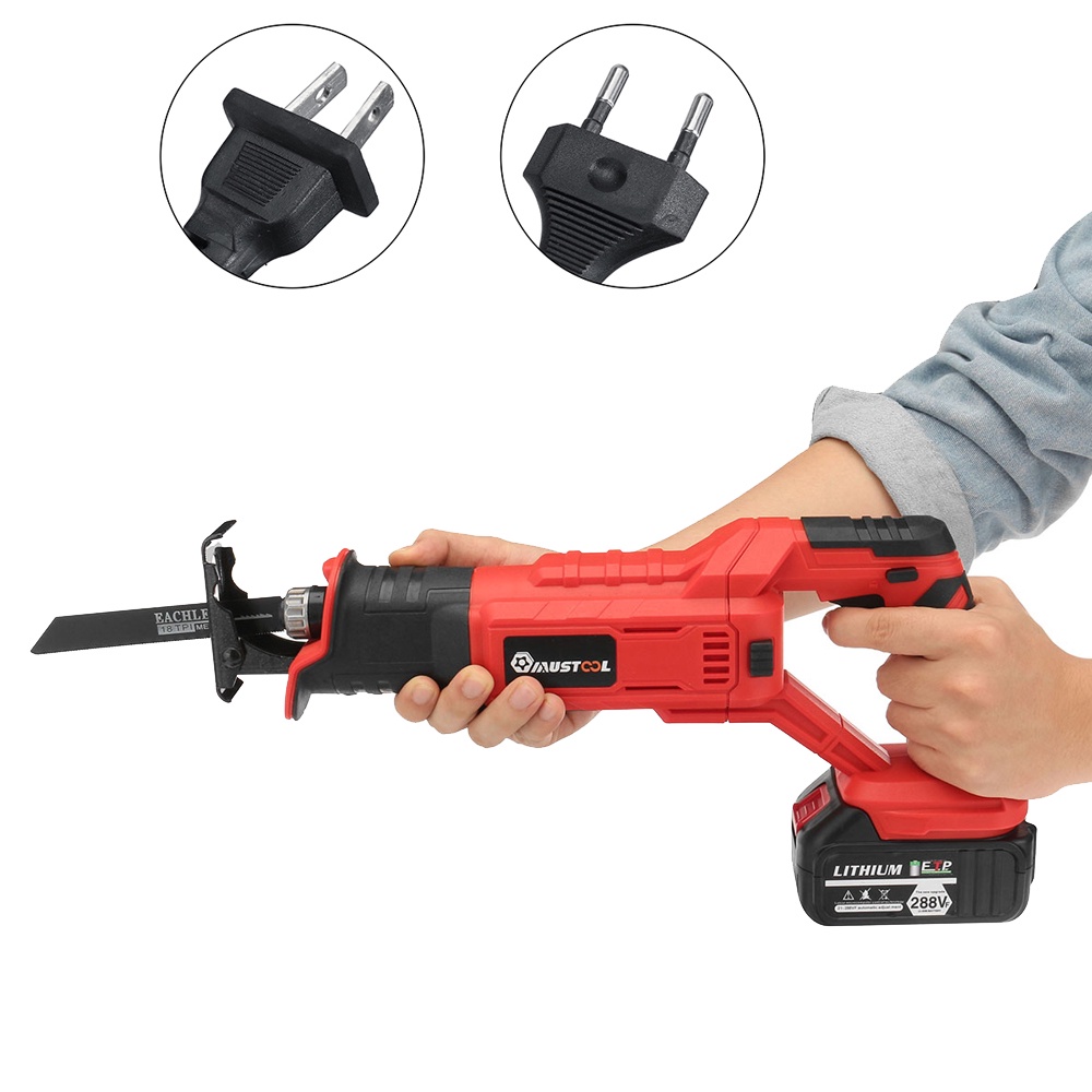Cordless Electric Reciprocating Saw 2400W Brushless Electric Saw Metal