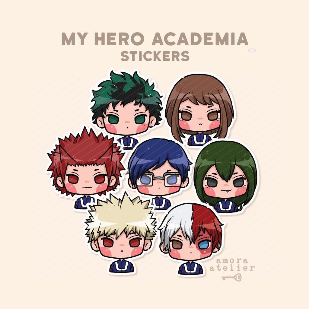 Sticker Pack | My Hero Academia/Boku no Hero Academia MHA Laptop ...