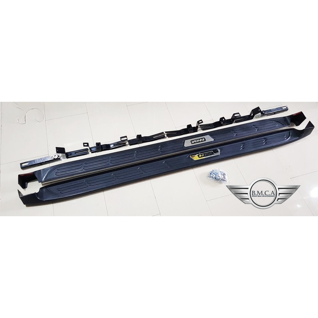 Black Stepboard For Toyota Innova 2016 to 2019 With Brackets | Shopee ...