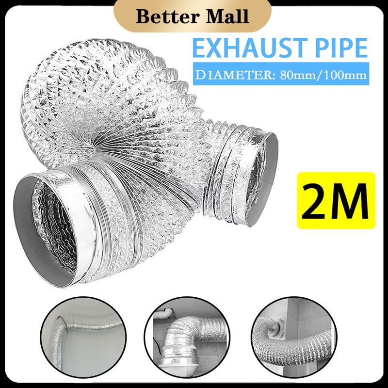 Aluminium Foil Ventilation Pipe Ventilation Duct Air Exhaust
