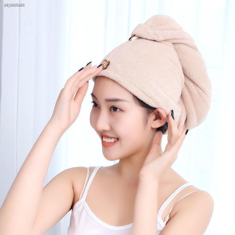Hair Drying Cap Women Super Absorbent Cute Quickdrying Shower Cap