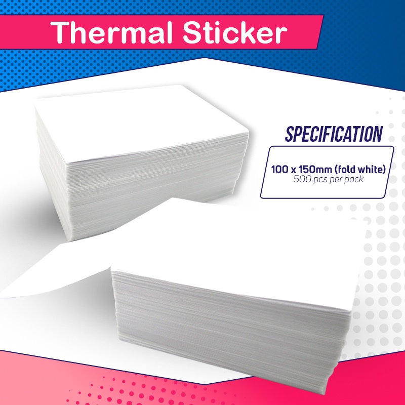 Thermal Barcode Sticker / Label Sticker for Thermal Printer (use for ...