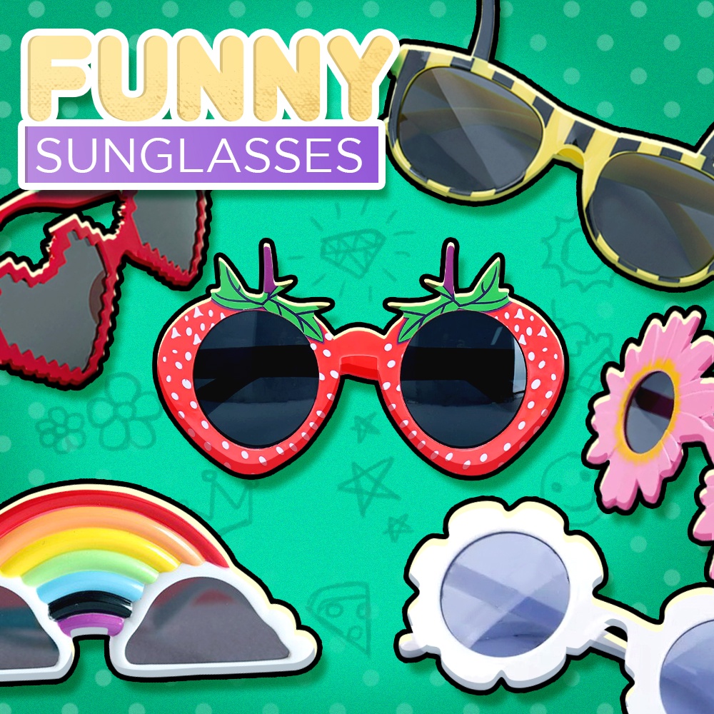 Photo Props Funny Disco Cool Sunglasses Birthday Party
