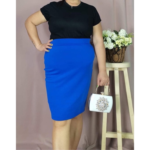 Pencil cut skirt shopee online