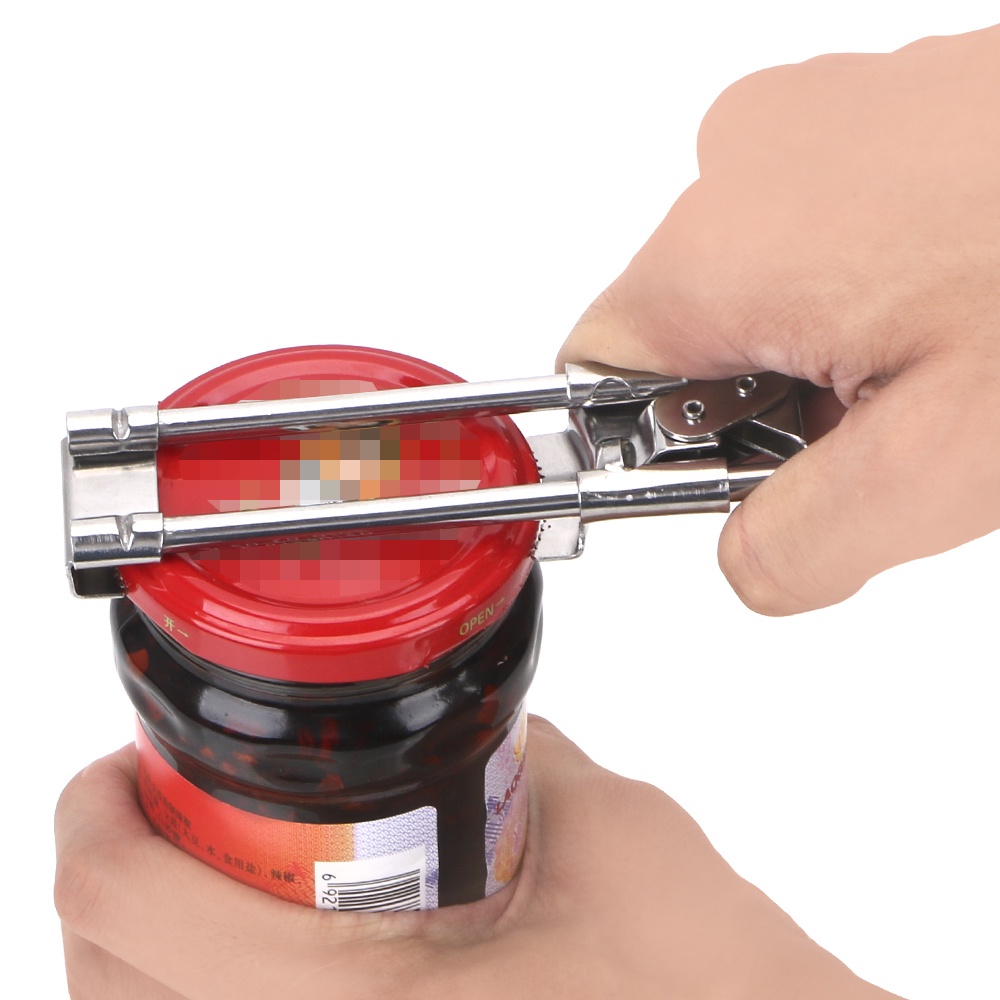 Manual Stainless Steel Gripper Can Opener Multifunctional Jar Lid ...