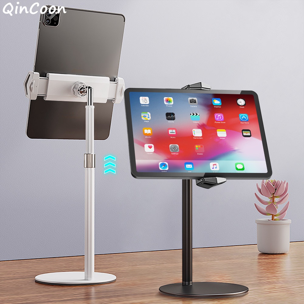 Height Adjustable Aluminum Tablet Stand (Max Height 17.7