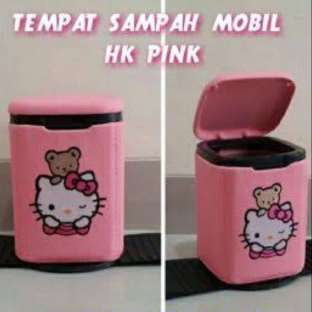 Hk pink Car Trash Can Shopee Philippines