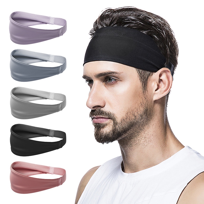 Sports Sweat-absorbing Headband Running Fitness Forehead Scarf Headband ...