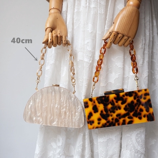 Hot style Acrylic Bag Chain strap accesso Removable Accessories Colourful  Resin