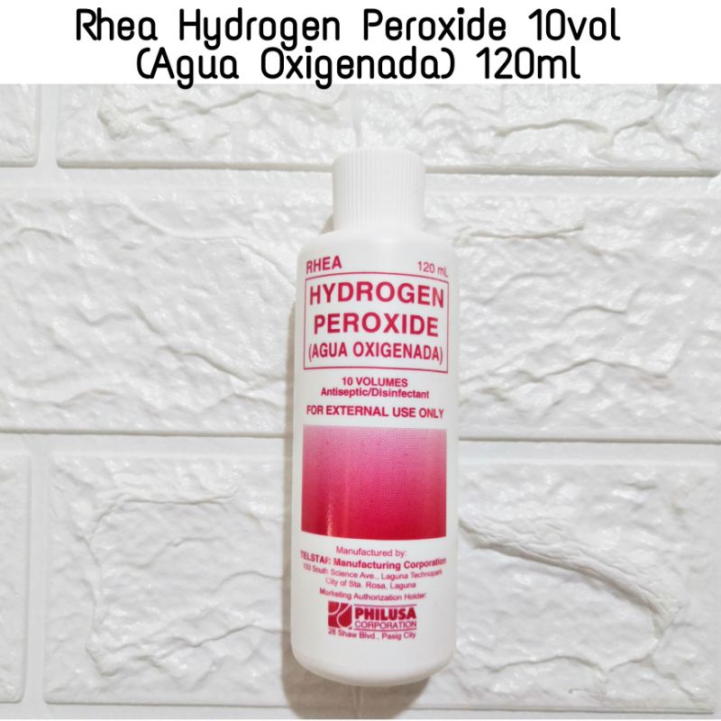 Rhea Hydrogen Peroxide 10vol 120ml 500ml Shopee Philippines