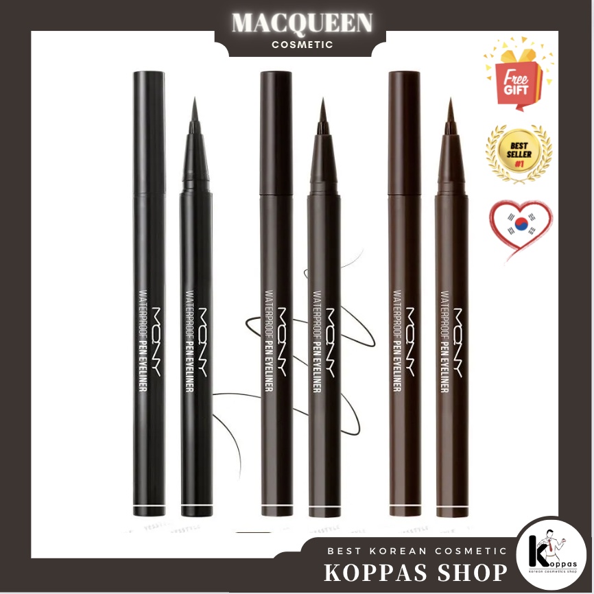 [MACQUEEN] Waterproof Pen Eyeliner (3 Colors) Shopee Philippines