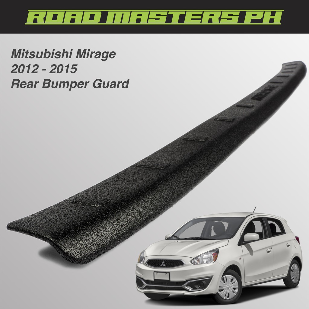 Rear Bumper Guard for Mitsubishi Mirage Hatchback 2012 2015 (Black