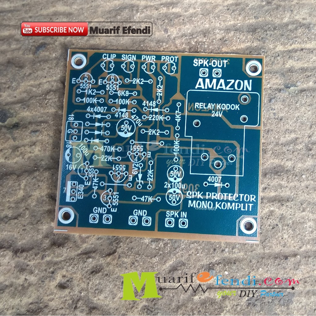 Pcb Speaker Protector Amplifier Relay Songle Frog Mono Led Clip Signal ...