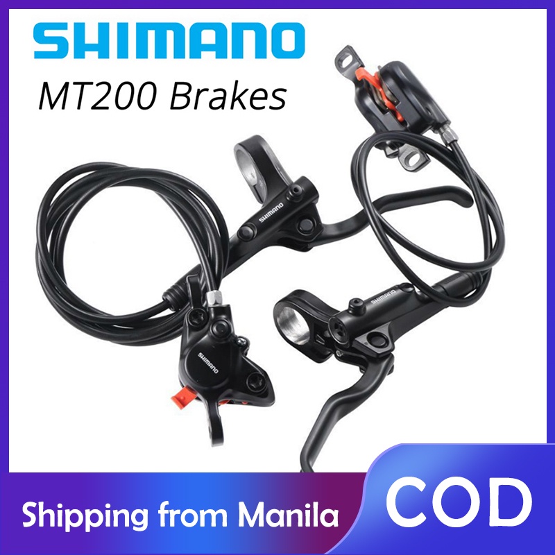 【COD】SHIMANO MT200 Brake Mountain Bike Hydraulic Disc Brake MTB Left & Right 850/1450mm brakes