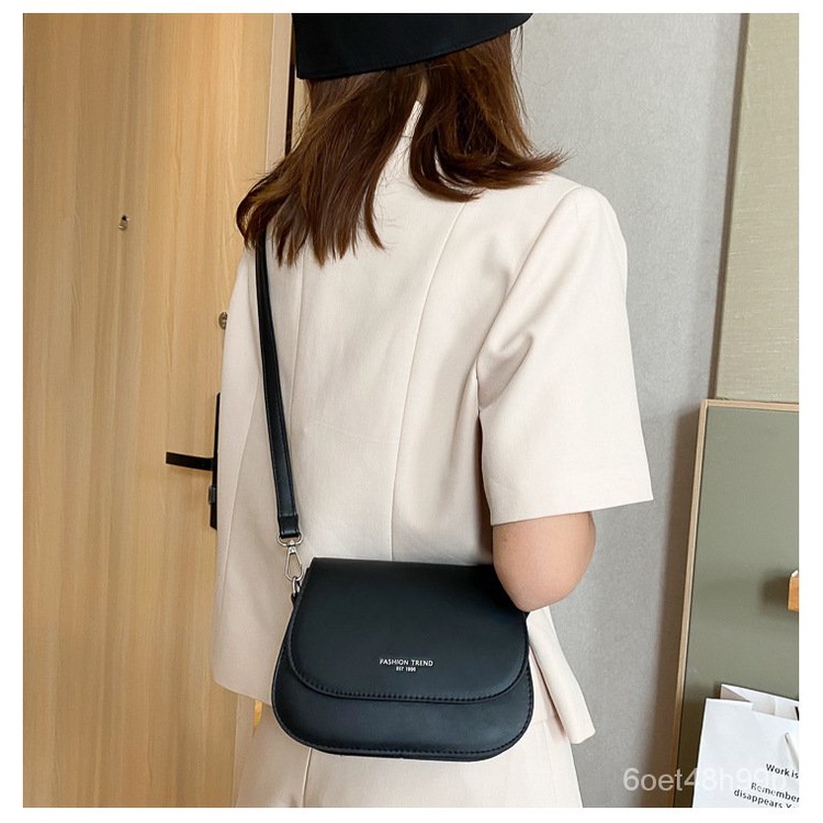 Fashion Trend Crossbody Bags for Women Solid Flap Shoulder Bag